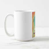 Mug L'affiche de voyage spatial de la Nebula anneaux ( (Gauche)