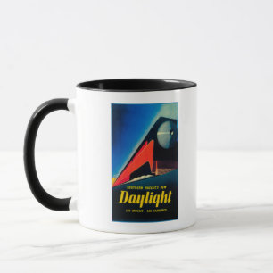 Mug L'affiche promotionnelle de train de lumière du