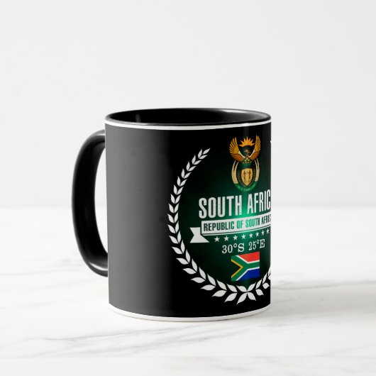 Mug L'Afrique du Sud (Devant gauche)