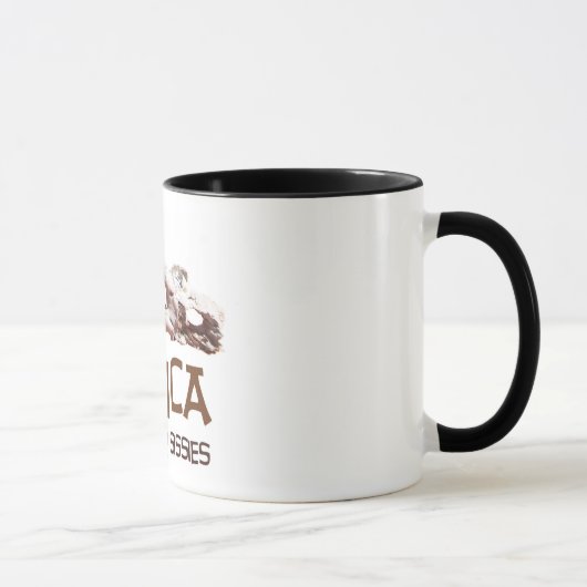 Mug L'Afrique n'est pas pour des poules mouillées : (Droite)