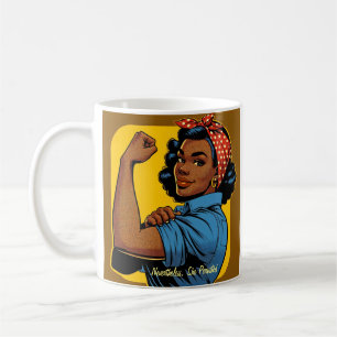 Mug L'afro-américain Rosie le Riveter - Néanmoins