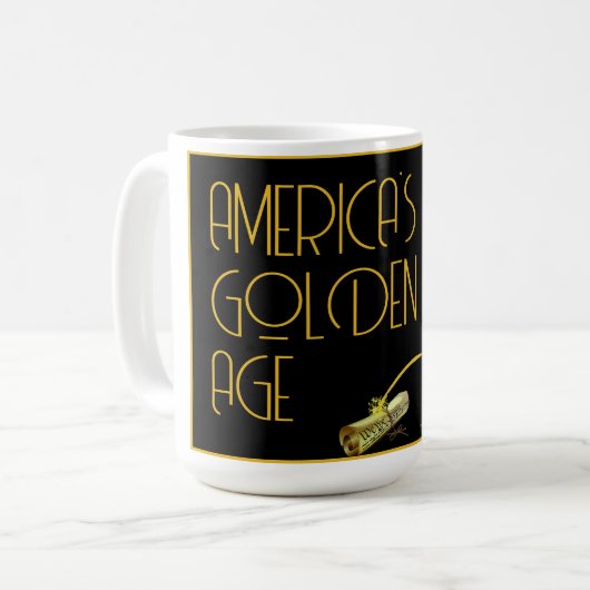 Mug L'âge d'or de l'Amérique (Devant gauche)