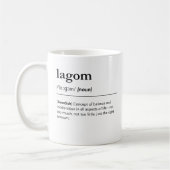 Mug Lagom définition scandinave nordique suédois (Gauche)