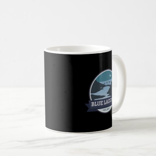 Mug Lagon Bleu Islande Long (Devant droit)
