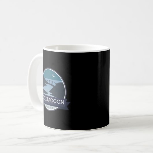 Mug Lagon Bleu Islande Long (Devant gauche)