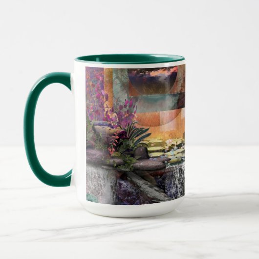 Mug Lagon bleu léopard (Gauche)