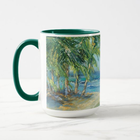Mug Lagon Côtier Bleu (Gauche)