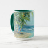 Mug Lagon Côtier Bleu (Devant gauche)