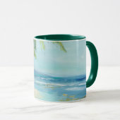 Mug Lagon Côtier Bleu (Devant droit)