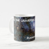 Mug Lagoon nebula nom personnalisé astronomie (Devant gauche)