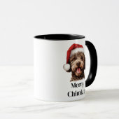 Mug Lagotto Romagnolo Chien Santa Hat Noël (Devant droit)