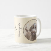 Mug Lagotto Romagnolo Peinture - Cute Original Dog Art (Devant droit)