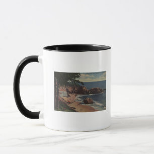 Mug Laguna Beach, CA - crique abritée sur la côte