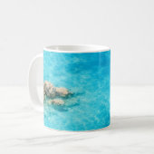 Mug Lagune d'eau océanique turquoise (Devant gauche)