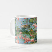 Mug Lagune rose de Flamants roses (Devant gauche)