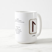 Mug Laguz RuneStone 15 oz. (Devant droit)