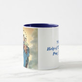 Mug L'aide de Mary des chrétiens prient pour nous la (Centre)