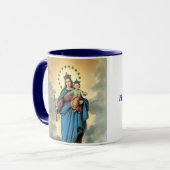 Mug L'aide de Mary des chrétiens prient pour nous la (Devant gauche)