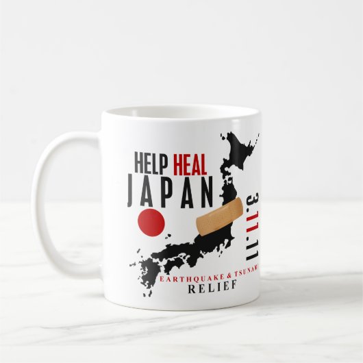 MUG L'AIDE GUÉRISSENT LE JAPON #3 (Gauche)