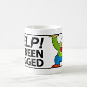 Mug L'aide I ont été attaquées - personnage de dessin (Centre)