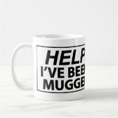 Mug L'aide I ont été attaquées - personnage de dessin (Gauche)