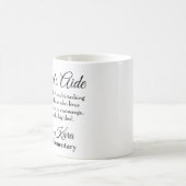 Mug L'aide Rockstar du professeur (Centre)