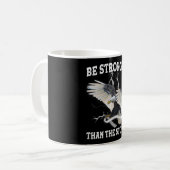 Mug L'aigle de sensibilisation à la maladie de Parkins (Devant gauche)