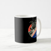 Mug Laika, premier chien spatial — poste spatial vinta (Devant droit)