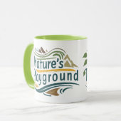 Mug L'aire de jeux de la nature (Devant gauche)