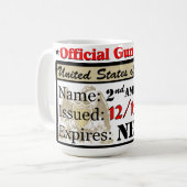 Mug Laiss officielle d'arme à feu ! (Devant gauche)
