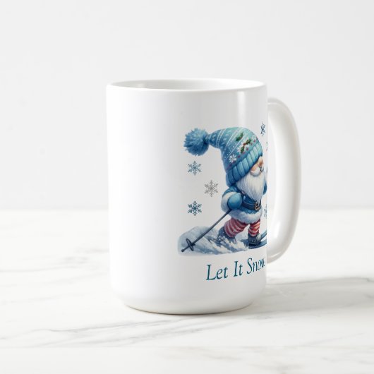 Mug Laisse-le neiger (Devant droit)