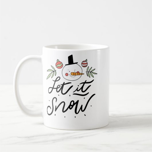 Mug Laisse-le neiger (Gauche)