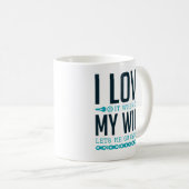 Mug Laisse-Moi Aller À Vélo (Devant droit)