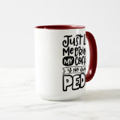 Mug Laisse-moi boire mon café sans hay pedo, Spanglish (Devant droit)