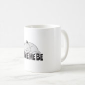Mug Laisse-moi être Lazy, chat endormi (Devant droit)