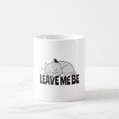 Mug Laisse-moi être Lazy, chat endormi (Centre)