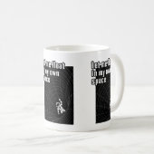 Mug Laisse-moi flotter dans mon propre espace (Devant droit)