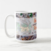 Mug laisser aller les choses automne tombé feuille feu (Gauche)