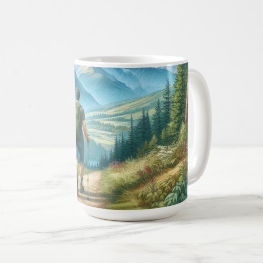 Mug Laisser aller Randonnée (Devant droit)