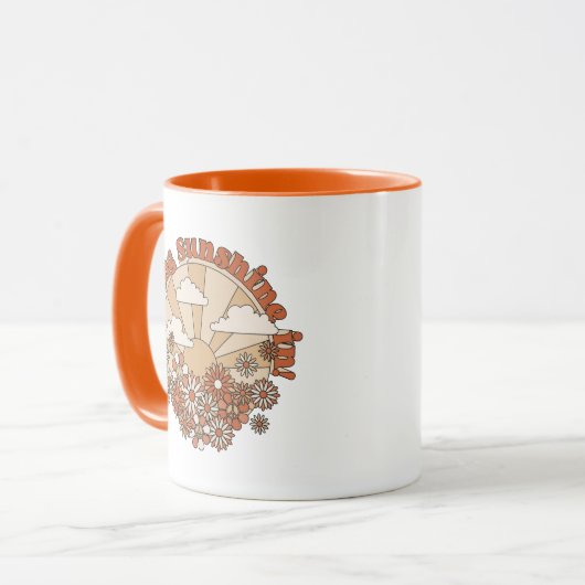 Mug Laisser briller le soleil dans la marguerite Super (Devant gauche)