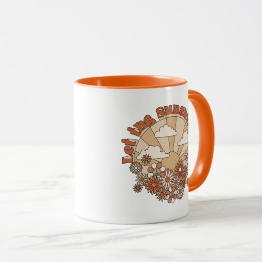 Mug Laisser briller le soleil dans la marguerite Super (Devant droit)