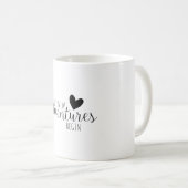 Mug Laisser débuter de nouvelles aventures (Devant droit)