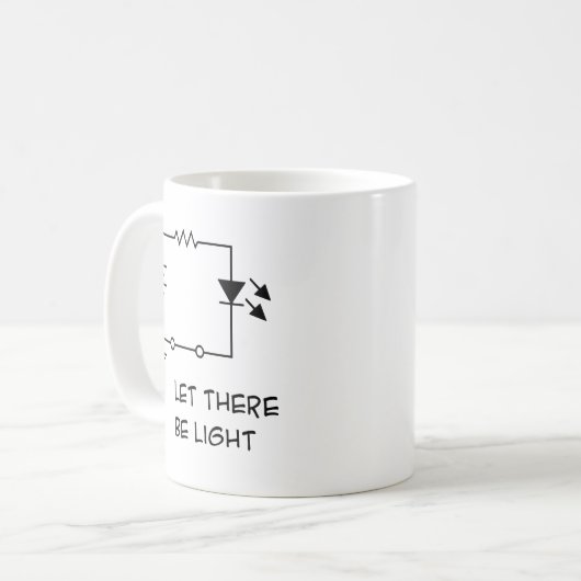 Mug Laisser La Lumière (Devant gauche)