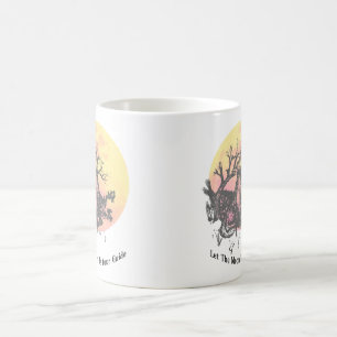 Mug Laisser La Lune Guide, Loup sur la Lune et Lettré 