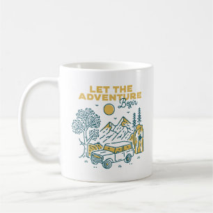 Mug Laisser l'aventure commencer