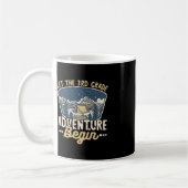 Mug Laisser l'aventure de 3e année commencer enseignan (Gauche)