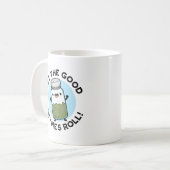 Mug Laisser Les Bonnes Thymes Rouler Funny Herb Pun (Devant gauche)