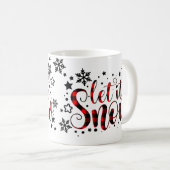 Mug Laisser Neige Vacances Plaisir Festif Noël Festif (Devant droit)