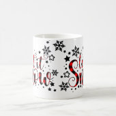 Mug Laisser Neige Vacances Plaisir Festif Noël Festif (Centre)