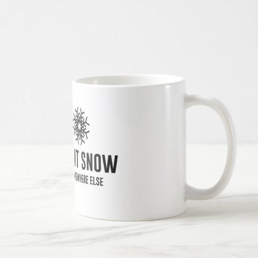 Mug Laisser neiger (Droite)